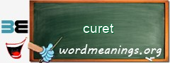 WordMeaning blackboard for curet